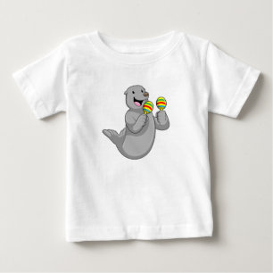 Siegel als Musiker mit Maracas Baby T-shirt