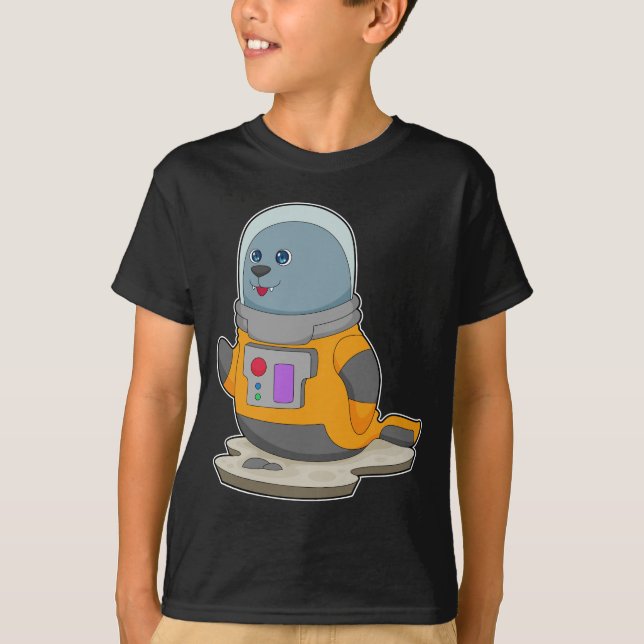 Siegel Astronaut Space T-Shirt (Vorderseite)