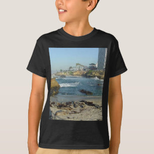 Siegel auf Sand in La- Jollabucht T-Shirt