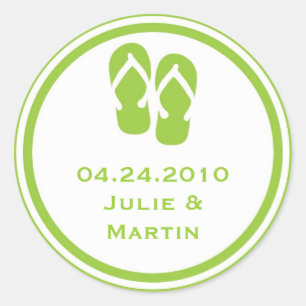 Siegel-Aufkleber für die Gastgeschenk Hochzeit mit Runder Aufkleber