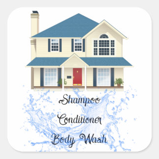 Siegel-Aufkleber für wasserdichte Produktverpackun Quadratischer Aufkleber