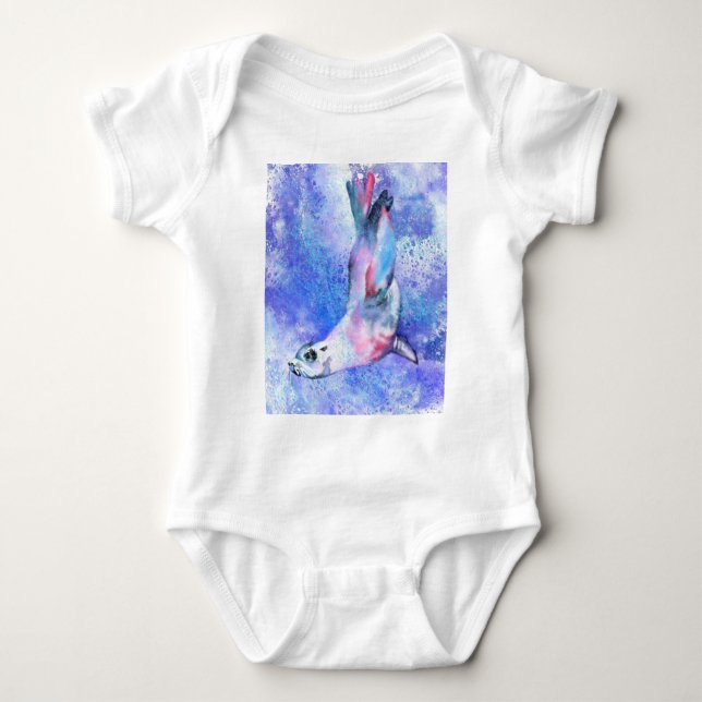 Siegel Baby Bodysuit - Malerei Strampler (Vorderseite)