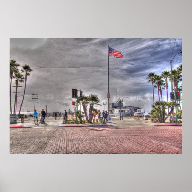 Siegel Beach California Poster (Vorne)