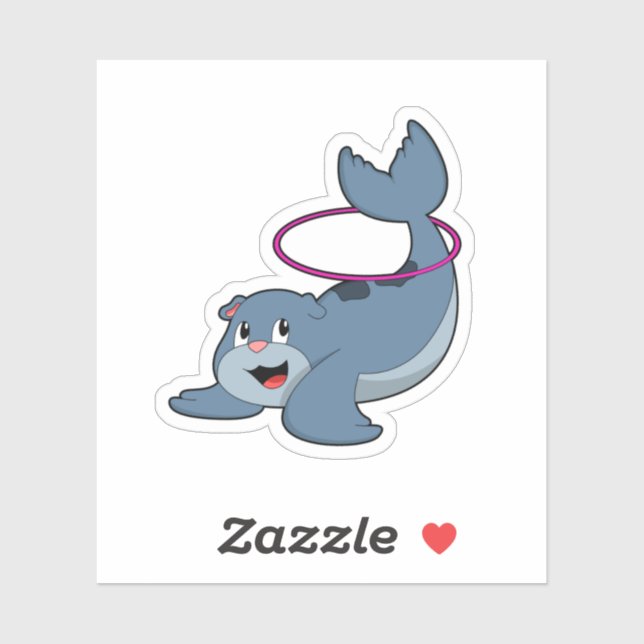 Siegel bei Fitness mit Reifen der Fitness.PNG Aufkleber (Blatt)