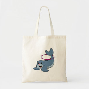 Siegel bei Fitness mit Reifen der Fitness.PNG Tragetasche