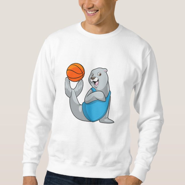 Siegel beim Basketball Sports Sweatshirt (Vorderseite)