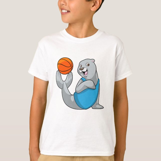 Siegel beim Basketball Sports T-Shirt (Vorderseite)