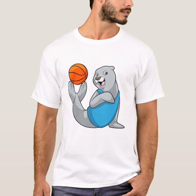 Siegel beim Basketball Sports T-Shirt (Vorderseite)