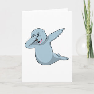 Siegel beim Hip Hop Dance Dab Karte