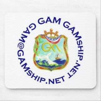 Siegel blaue Wartungstafel Mousepad