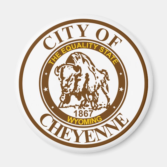 Siegel Cheyenne, Wyoming Magnet (Vorne)