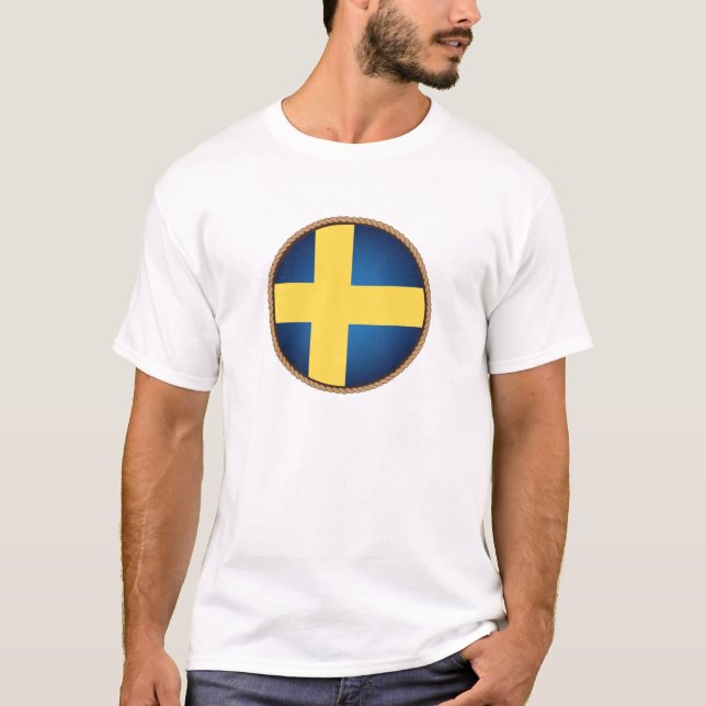 Siegel "cooles Schweden" T-Shirt (Vorderseite)