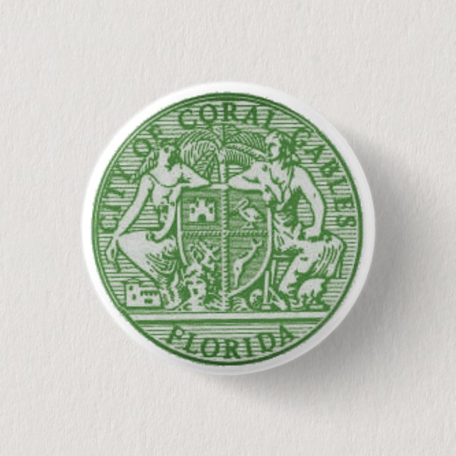 Siegel Coral Gables, Florida Button (Vorderseite)
