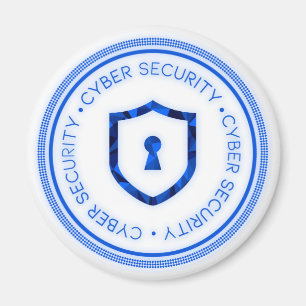 SIEGEL "CYBER SECURITY ABZEICHEN" MAGNET