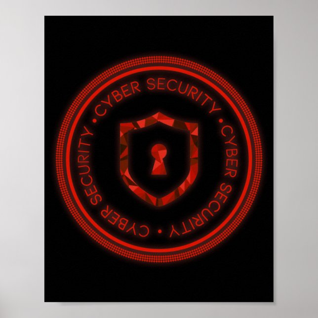 SIEGEL "CYBER SECURITY ABZEICHEN" POSTER (Vorne)