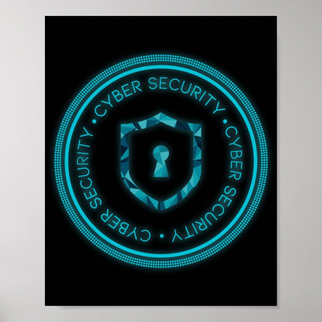 SIEGEL "CYBER SECURITY ABZEICHEN" POSTER (Vorne)