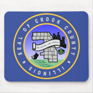Siegel der Crook County Mausunterlage Mousepad