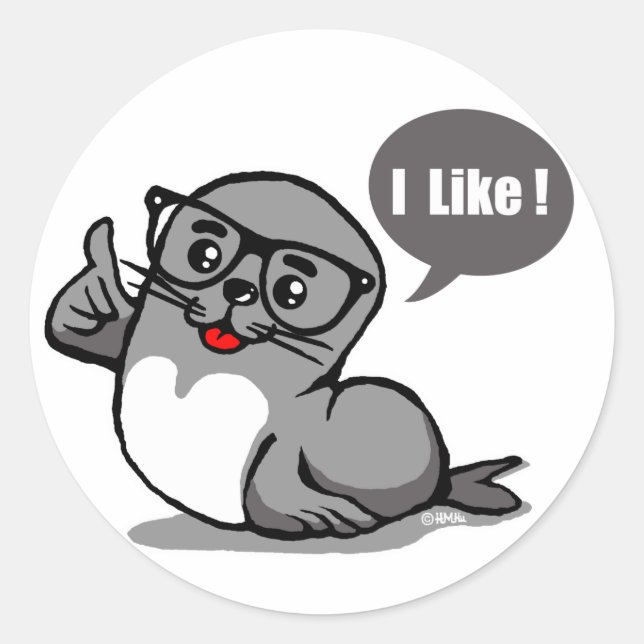 Siegel der Genehmigung Runder Aufkleber (Vorderseite)