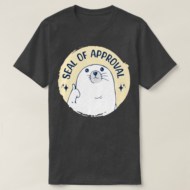 Siegel der Genehmigung T-Shirt (Design vorne)