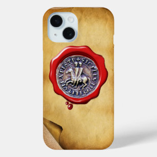 SIEGEL DER KNIGHTS TEMPARwachs Pergament iPhone 15 Hülle