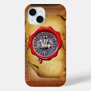 SIEGEL DER KNIGHTS TEMPARwachs Pergament Case-Mate iPhone Hülle