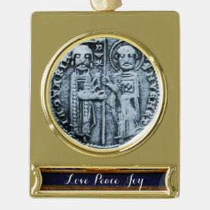 SIEGEL DER KNIGHTS TEMPLAR Banner-Ornament GOLD