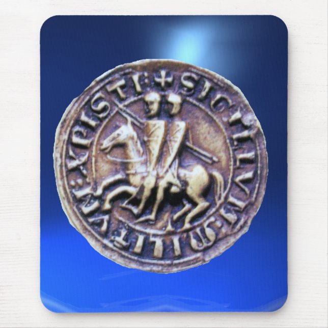 SIEGEL DER KNIGHTS TEMPLAR blau Mousepad (Vorne)