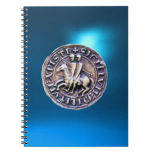 SIEGEL DER KNIGHTS TEMPLAR blau Notizblock