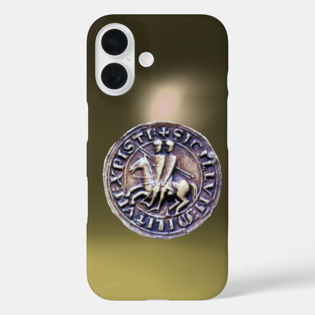 SIEGEL DER KNIGHTS TEMPLAR grau Case-Mate iPhone Hülle (Rückseite)