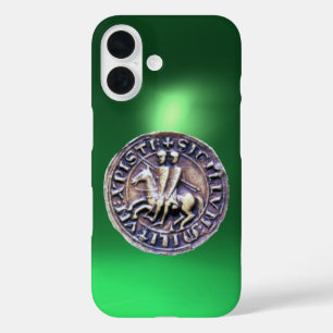 SIEGEL DER KNIGHTS TEMPLAR grün iPhone 16 Hülle