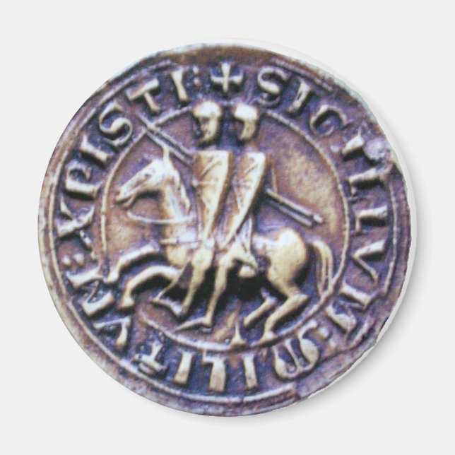 SIEGEL DER KNIGHTS TEMPLAR MAGNET (Vorne)