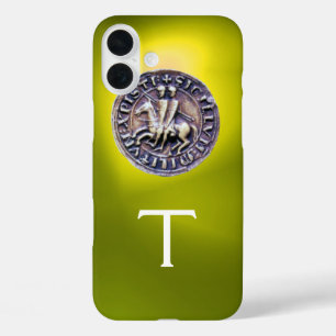 SIEGEL DER KNIGHTS TEMPLAR MONOGRAMM gelb iPhone 16 Plus Hülle