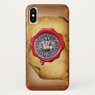 SIEGEL DER KNIGHTS TEMPLAR Red Wax Perchment Case-Mate iPhone Hülle