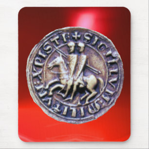 SIEGEL DER KNIGHTS TEMPLAR rot Mousepad