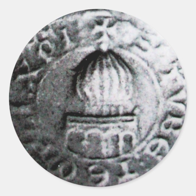 SIEGEL DER KNIGHTS TEMPLAR RUNDER AUFKLEBER (Vorderseite)