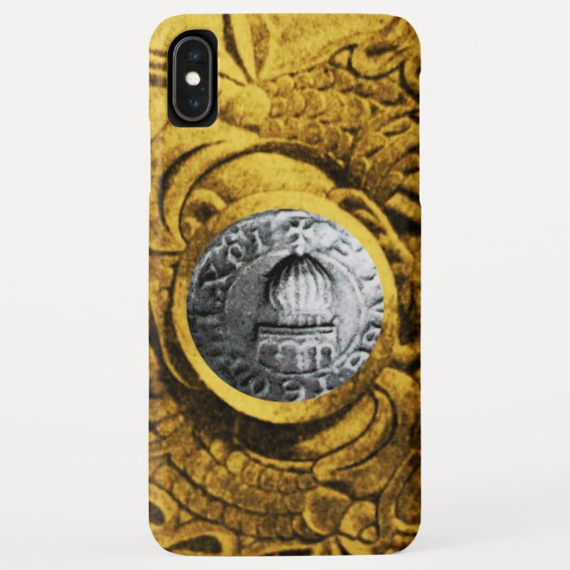 SIEGEL DER KNIGHTS TEMPLORgoldgelb Case-Mate iPhone Hülle (Rückseite)