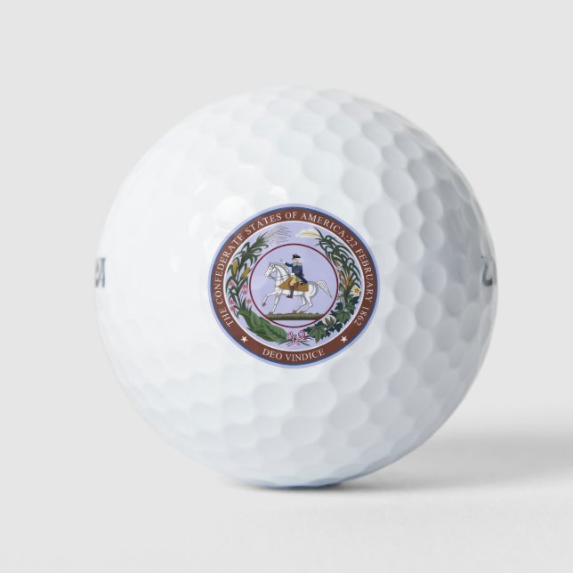 SIEGEL der KONFÖDERSCHAFT Golfball (Vorderseite)
