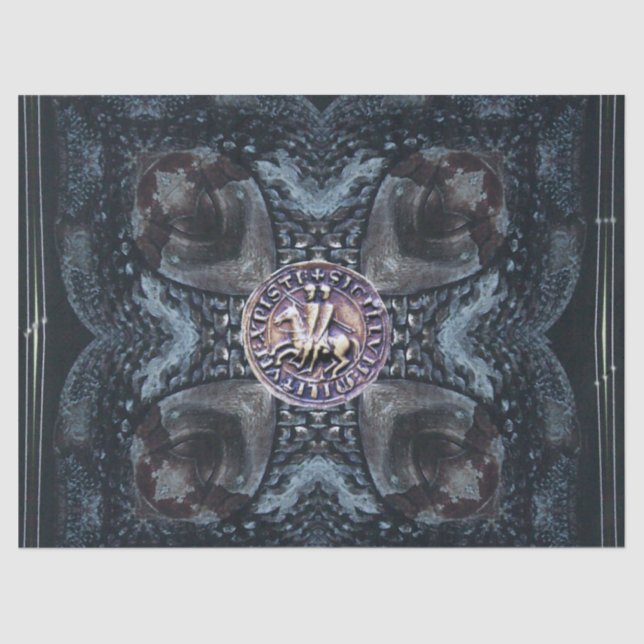 SIEGEL DER NACHTEMPULÄR AUF EISENKREUZ SEIDENPAPIER (Vorderseite)