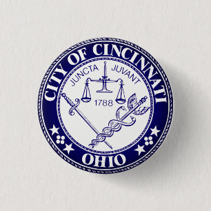 Siegel der Stadt Cincinnati, Ohio Button