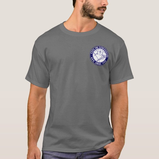 Siegel der Stadt Cincinnati, T - Shirt Ohio (Vorderseite)