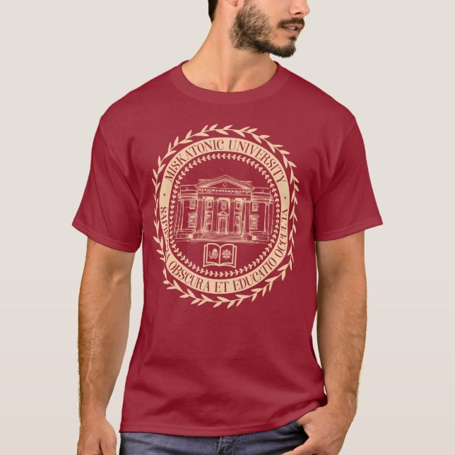 Siegel der Universität Miskatonic T-Shirt (Vorderseite)