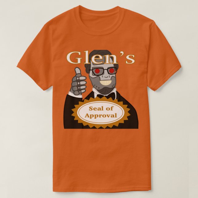 Siegel der Zulassung von Glens T-Shirt (Design vorne)