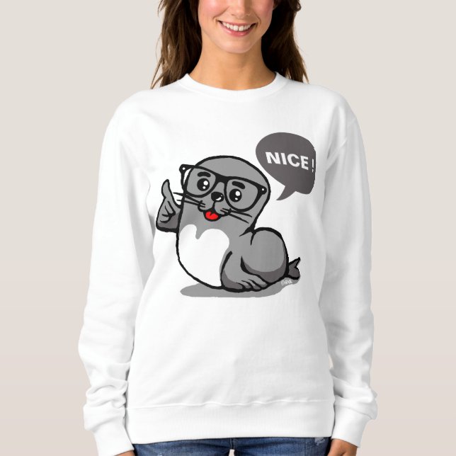Siegel der Zustimmung Sweatshirt (Vorderseite)