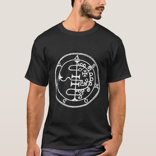 Siegel des Asmoday Sigil Talisman Dämonenkreises T-Shirt (Vorderseite)