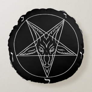 Siegel des Baphomet Rundes Kissen
