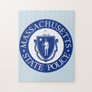 Siegel des Bundesstaates Massachusetts. Puzzle