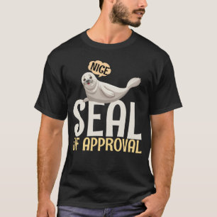 Siegel des Genehmigungskurses T-Shirt
