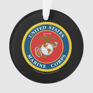 Siegel des Meereskorps - flach Ornament