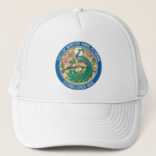 Siegel des Winterparks, Florida Truckerkappe