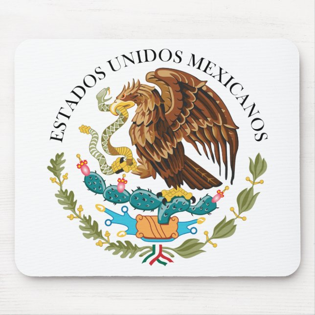 Siegel die Regierung Mexiko, Mexiko Mousepad (Vorne)